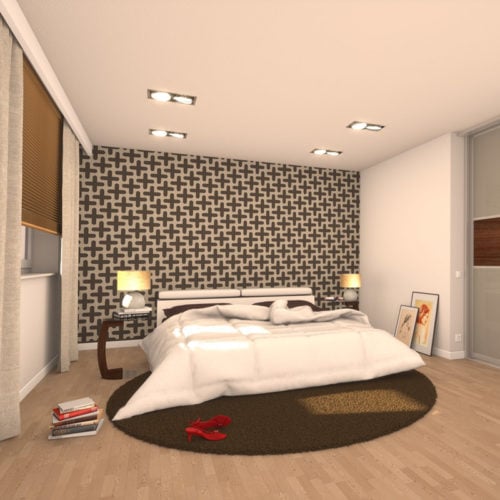 felty Filz Wandpaneel zur Wandgestaltung Wohnraum Modell Jackie Farbe A02 beige Szene 01