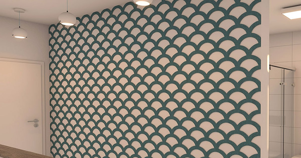 felty Filzwand mit Bögen